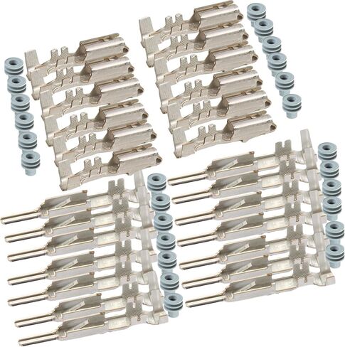 Metri-Pack 280 Series (X12) Male and (X12) Female w/ (24 Blue Sealer) Terminal, Sockets and Pin 10-12 GA in Saudi Arabia