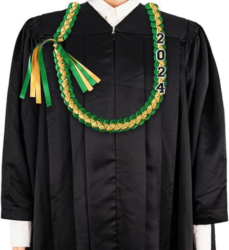 Graduation Lei Grad 2024 Graduation Necklace Braided Graduates Garland DIY Decors for High School College Graduation Ceremony Congrats Grad Gift Party Supplies in Kuwait