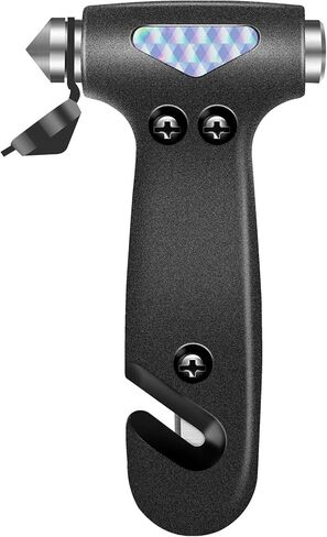 3-in-1 Window Breaker Seat Belt Cutter,2 Pcs Set Car Safety Hammer Glass Breaker, Car Essentials, Cute Gadgets, Accessories, Must-Have Auto Rescue Tool Inside Car Toolkit. in Saudi Arabia
