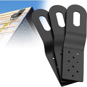 Roof Safety Anchor,Permanent Roof Anchor For Fall Protection Connects To Wood Surfaces,Metal Roofing Anchor Use With Roofing Harness, Safety Ropes And Other Roof Safety Kit (Black - 5 Pack)