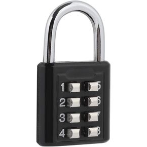 Digital Password Padlock Lock, Zinc Alloy Keyless Coded Lock Luggage for Door Window Cabinet Padlocks & Hasps Suitcase Backpack