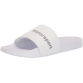 PUMA Men's BMW M Motorsport Logo Leadcat 2.0 Slide Sandal, White-White, 13