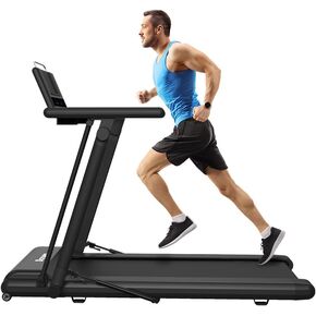 Foldable Treadmill for Home Use, Wide Shock Absorption Deck for Walking or Running, 300 lbs Weight Capacity, Preset Programs, Bluetooth Enable, LED Display |R5 PRO 12% R7 R9 18% Auto Incline