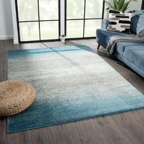 LUXE WEAVERS Abstract Coastal Blue 5x7 Area Rug