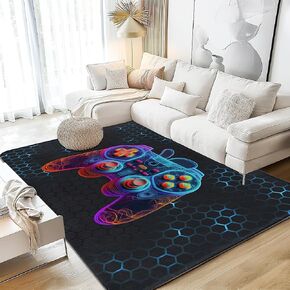 Area Rug 5x7 Washable Rug Low-Pile Machine Washable Funny Skull Skeleton Rugs for Living Room, Non-Slip Backing Indoor Floor Rugs Carpet for Bedroom Laundry Home Office