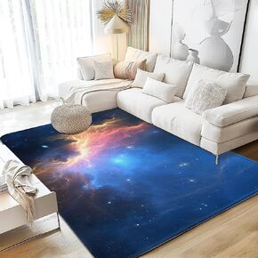 Area Rug 5x7 Washable Rug Low-Pile Machine Washable Funny Skull Skeleton Rugs for Living Room, Non-Slip Backing Indoor Floor Rugs Carpet for Bedroom Laundry Home Office