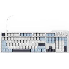 DAIDAI×AJAZZ AK35I V3 Full Size Hot Swap Mechanical Keyboard with Screen & Knob 2.4G/BT/USB-C Gasket Keyboard FR4 Plate 8000mAh Battery South Facing LED RGB Keyboard (Avocado Axis)
