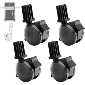 عجلة قفل 70360 مع قطر عجلة إدراج 2-7/8 بوصة/طول ساق العجلة 1-1/4 بوصة لسلسلة Weber Genesis (2007-2011)، سلسلة Spirit (2009-2012)، شوايات الغاز من سلسلة Summit (2007-2011) (1) in Kuwait