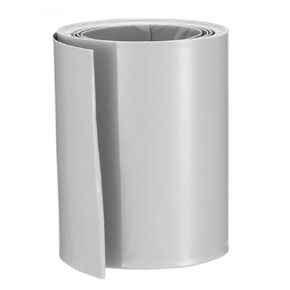 uxcell Battery Wrap PVC Heat Shrink Tubing 65mm Flat Width for AA Power Supplies 2 Meters Length Grey