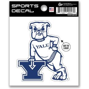 Rico Industries NCAA Yale Bulldogs Alternate Logo 4" x 4" Sports Decal