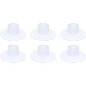 uxcell Bellows Suction Cup 30mm Diameter x M5 Joint Silicone Pneumatic Vacuum Suction Cups 6pcs