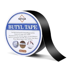Deck Joist Tape 2"*50' 8 Roll,Joist Tape Decking Weather-Resistant,Waterproof Seal,Butyl Joist Tape Self-Adhesive Flashing Tape for Decks,Beams,Roof