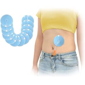 Feeding Tube Pad G Tubes Button Pads Holder Covers Peg Tube Supplies Catheter Support Peritoneal Abdominal Dialysis Extra Soft And Absorbent Pads (12 Pack)