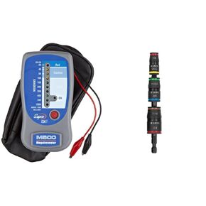 Supco M500 Insulation Tester/Electronic Megohmmeter with Soft Carrying Case, 0 to 1000 megohms Black