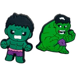 Super Hero Shoe Charms for Crocs | Personalize with Colorful Superhero Shoe Charms for Crocs (Hulk)