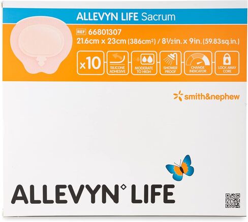 ALLEVYN Life 3807583.0 Smith and Nephew Foam Dressing Sacrum, Large, 8-1/2" Width, 9" Length in Saudi Arabia