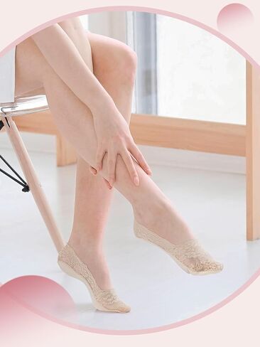 Geyoga 8 Pairs Women Lace Fishnet Ankle Socks Transparent Floral Mesh Socks Thin Summer Sheer Socks for Women and Girls in Saudi Arabia