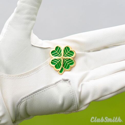 ClubSmith® Premium Golf Ball Marker Hat Clip Set, Lucky Clover & Shamrock, Funny Magnetic Golf Ball Marker, Putting Marker Coin Cool Golf Accessories, Golf Gifts for Men & Women in Kuwait