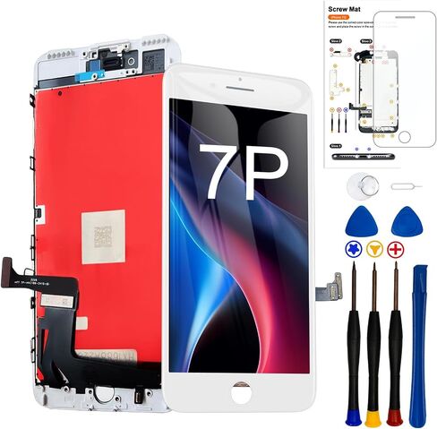 طقم استبدال شاشة LMQ لهاتف iPhone 12 Pro Max مقاس 6.7 بوصة شاشة LCD ثلاثية الأبعاد تعمل باللمس محول رقمي كامل مجموعات إصلاح التجميع لاصق مقاوم للماء + زجاج مقسى لـ A2342، A2410، A2412، A2411 in Kuwait