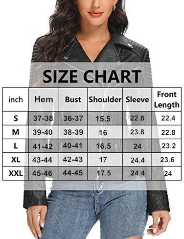 سترة نسائية من الجلد الصناعي مع جيوب وبطانة من الفرو، معطف قصير لراكبي الدراجات النارية بقصة ضيقة من البولي يوريثان للخريف والشتاء in Kuwait