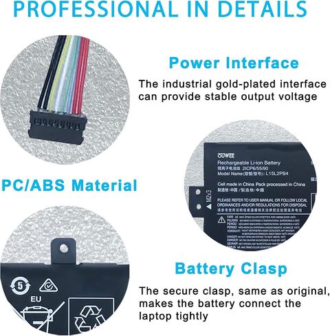 بطارية كمبيوتر محمول L18L3PD1 متوافقة مع سلسلة Lenovo ThinkPad T14S T490S T495S L18M3PD1 L18C3PD1 L18M3PD2 L18C3PD2 02DL013 02DL014 02DL015 5B10W13909 5B10W13910 5B10W13911 11.58V 57Wh 4922 مللي أمبير in Saudi Arabia