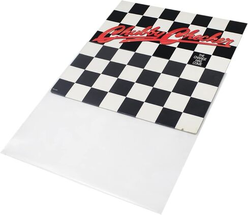 (25) 12" Record Outer Sleeves - Extra Heavy Duty 4 Mil Thick - Soft Polyethylene - 12-3/4" x 12-1/2" - Archival Quality in Saudi Arabia