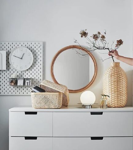 ساعة حائط I-K-E-A TROMMA، بيضاء، 9 ¾ بوصة in Kuwait