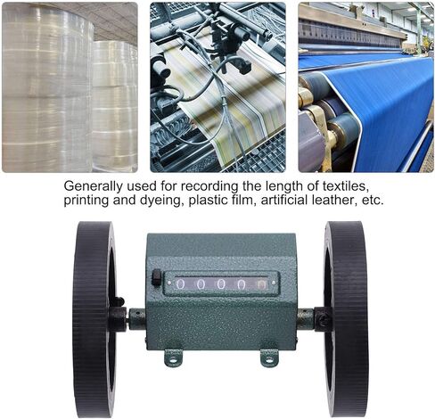 عداد طول نوع الأسطوانة، 0-9999.9 نطاق العد 5 أرقام عداد إلكتروني، لقياس المنسوجات والطباعة والجلود الاصطناعية، إلخ (العداد) in Kuwait