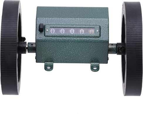 عداد طول نوع الأسطوانة، 0-9999.9 نطاق العد 5 أرقام عداد إلكتروني، لقياس المنسوجات والطباعة والجلود الاصطناعية، إلخ (العداد) in Kuwait