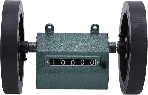 عداد طول نوع الأسطوانة، 0-9999.9 نطاق العد 5 أرقام عداد إلكتروني، لقياس المنسوجات والطباعة والجلود الاصطناعية، إلخ (العداد) in Kuwait