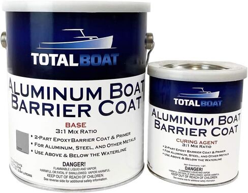 TotalBoat Aluminum Boat Barrier Coat (Gallon, Gray) 128 Fl Oz (Pack of 1) in Saudi Arabia