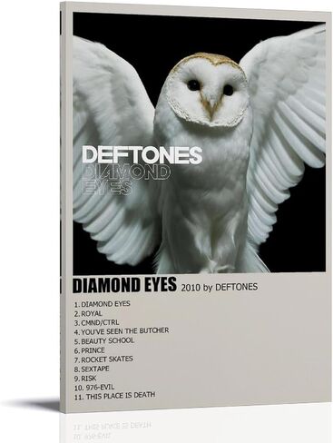 NuBagg Deftones Diamond Eyes Album Cover Poster Canvas Art Painting Decor Wall Posters Bedroom Gym Decorative Gift 12x18inch(30x45cm), Unframe-style in Saudi Arabia
