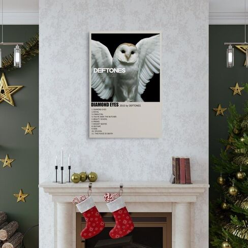 NuBagg Deftones Diamond Eyes Album Cover Poster Canvas Art Painting Decor Wall Posters Bedroom Gym Decorative Gift 12x18inch(30x45cm), Unframe-style in Saudi Arabia