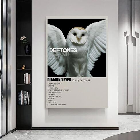 NuBagg Deftones Diamond Eyes Album Cover Poster Canvas Art Painting Decor Wall Posters Bedroom Gym Decorative Gift 12x18inch(30x45cm), Unframe-style in Saudi Arabia