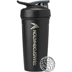 أداء التحول شاكر BlenderBottle® | معزولة بشكل مزدوج، مقاومة للتسرب وخالية من مادة BPA | مثالي لمخفوق البروتين/مزيج المسحوق | 24 أونصة مع كرة خفق فولاذية (1)