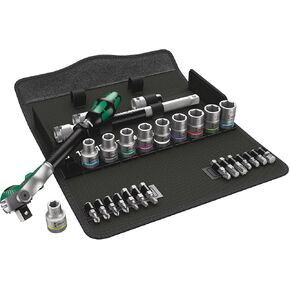 Wera - 8100 Sb 9 Zyklop Speed Ratchet Set Imperial 3/8 (5004049001)