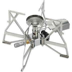 CAMPINGMOON Portable Camping Stove Burner Butane Stove with Igniter and Storage Bag XD-3F