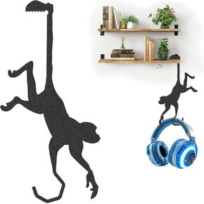 XANADU Cartoon Headphone Hook - Versatile Wall and Cabinet Hanger for Headphones, Headsets, and More
