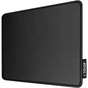TONOS Gaming Mouse Pad, Large Mouse Pad for Desk with Stitched Edges and Non-Slip Rubber Base. Premium Textured Mouse Mat for Gaming Mousepad & Keyboard Pad (L-black)