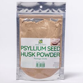 Psyllium Seed Husk Powder | Plantago Ovata | Wildcrafted | 4oz