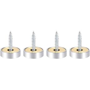 YXQ Caps Cover Nails Stainless Steel Mirror Screws Decorative Brushed Dia 20mm 12pcs