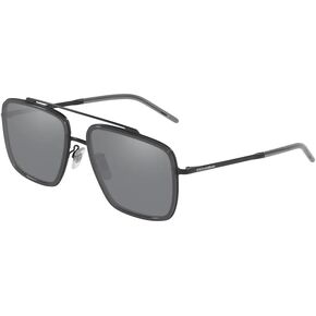 Dolce & Gabbana DG2220 02/81 57MM Gold/Black/Dark/Light Brown Gradient Polarized Square Sunglasses for Men + BUNDLE With Designer iWear Eyewear Kit