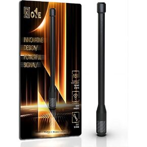 Short Replacement Carbon Fiber Antenna Compatible with Select Model 22-2024 Ford Bronco | 1997-2024 F150 | 7.9 Inches Superior Flexible Rubber | Designed for Optimized FM/AM Reception