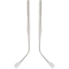 1 Pair Metal Eyeglass Replacement Arm, Eyewear Frame Temple Replacement Universal Sunglasses Arm Legs Replacement for Thin Metal Glasses, Sunglasses (Clear