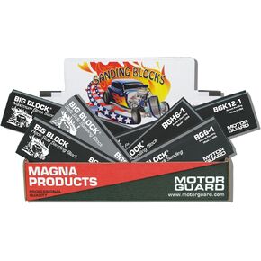 Motor Guard AP-4 Big-Block Sanding Block Assortment of 6 Blocks