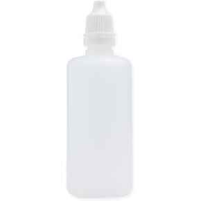 Plastic Dropper Bottle - Squeezable Eye Dropper Bottles - Refillable Mini Dropper Bottles with Srew Cap - Ideal for Essence, Oil and More - 60ml, 5 PCS