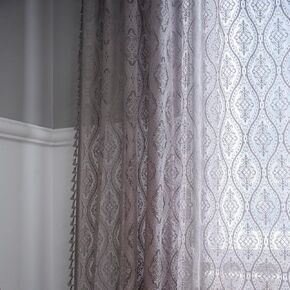ENJOYBRIDAL Flaxen Curtains 84 Inch Length Boho Linen Look Drapes Bedroom Living Room Semi Sheer Modern Window Curtain Panels Farmhouse Dining Room Rod Pocket 2 Panels Window Treatments