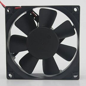 New PC Case Power Cooling Fan for Adda AD0812HS-A70GL, Size: 80x80x25mm, DC12V 0.25A, 2-Pin Connector, Rated Speed 3000 RPM