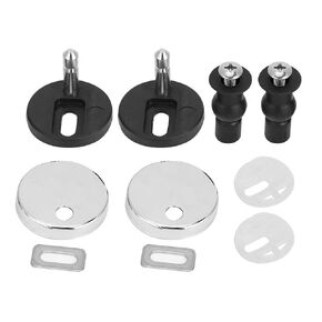 Toilet for Seat Hinge Bolts Toilet for Seat Parts Stainless Steel Plastic Toilet for Seatscrews Hinges Bolt Expanding Rubber Top Nuts Screw Fixings Accessories