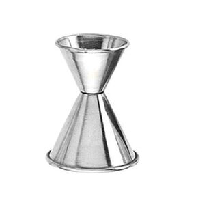 American Metalcraft J222 Bar Jigger, Stainless Steel, 1oz. X 1oz. Capacity